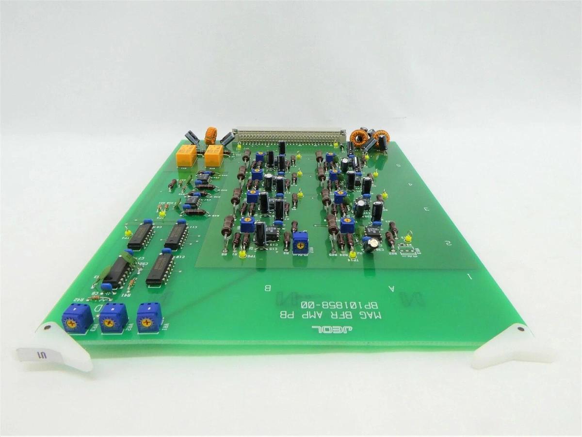 Used JEOL BP101858-00 Amplifier PCB Card MAG BFR AMP PB JWS-2000 SEM Working Spare