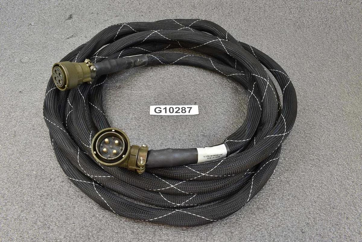 Used Shimadzu 263-09338-00 Rough Pump AC Power Cable Working Surplus