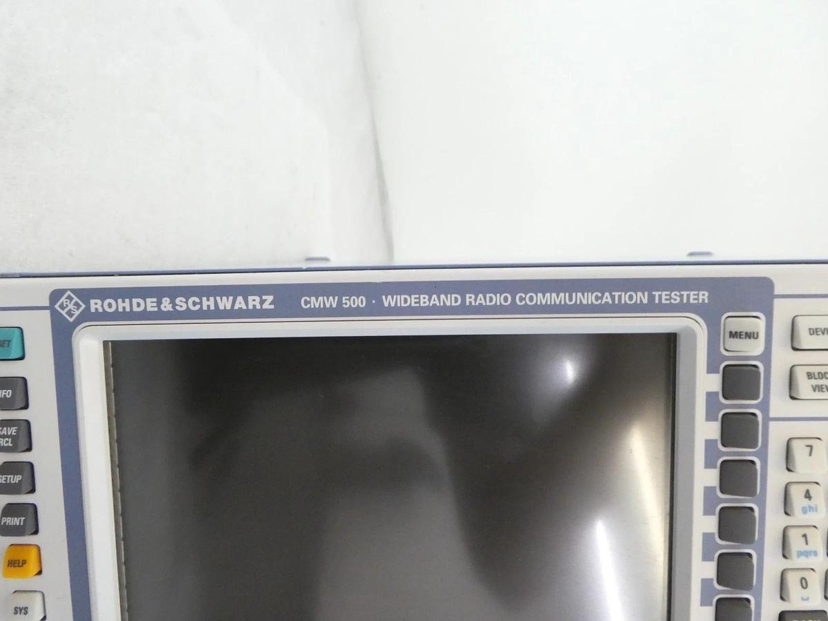 Used Rohde & Schwarz 1201.0002K50 Wideband Radio Comm Tester CMW 500 V 3.5.10