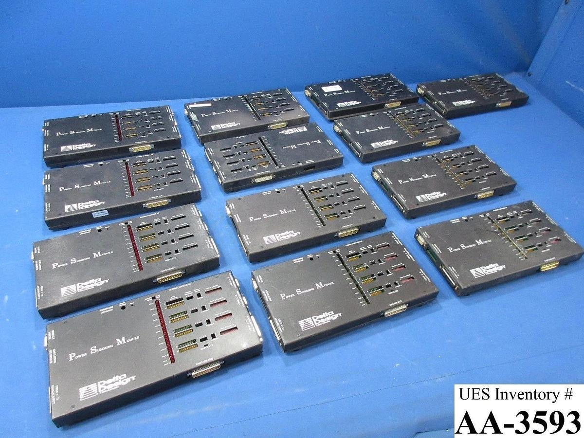 Used Delta Design Power Summing Module Lot of 13 Used Working