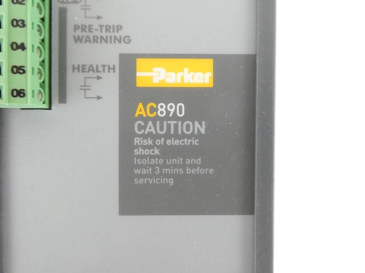 Used Parker 890CS/5/0032B/B/00/N/EN 890 Modular AC Drive 6511-RS232-00-G Working