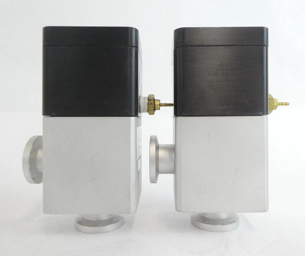 Used Varian L6281-703 L6281-701 Pneumatic Angle Valve Reseller Lot of 4 Working