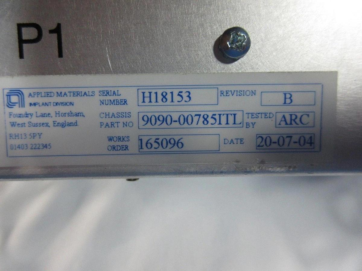 Used AMAT Applied Materials 9090-00785ITL Electrode Assembly Quantum Leap II Used