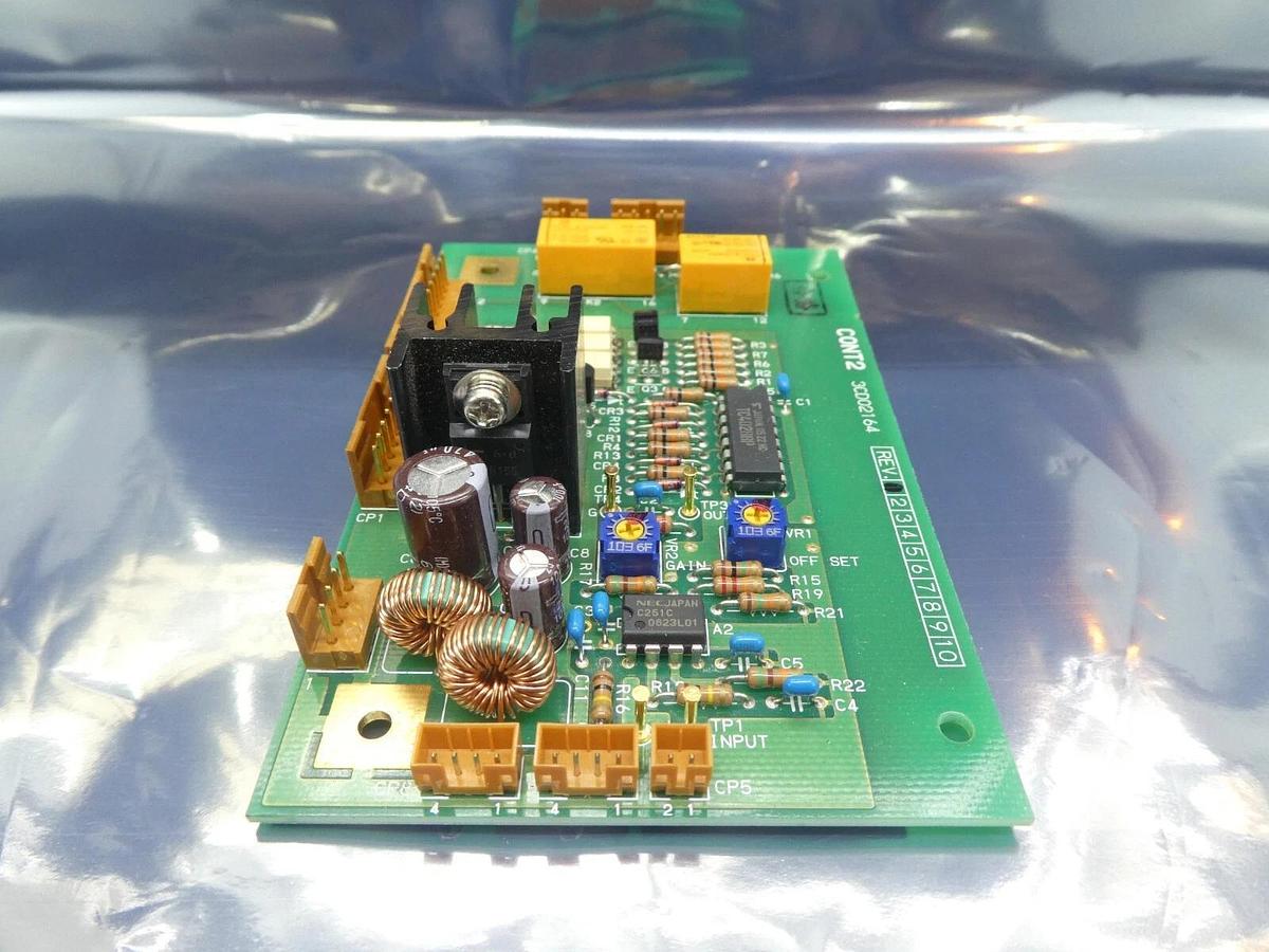 Used Hitachi Kokusai Denki 3CD02164 Relay Board PCB CONT2 Mikro Sonic Working Surplus