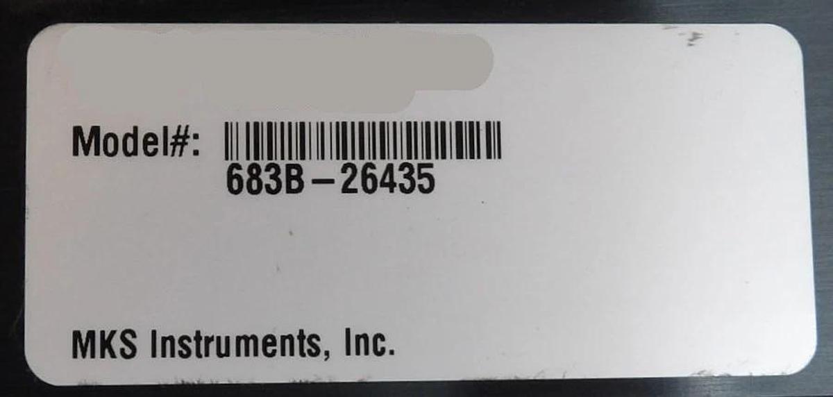 Used MKS Instruments 683B-26435 Exhaust Throttle Control Valve Type 683 Working