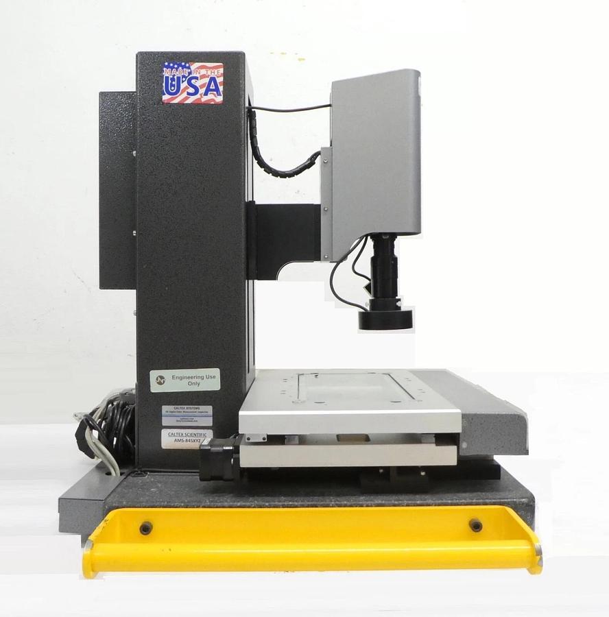 Used Caltex Scientific AMS-845XYZ 3D Digital Video Measurement Microscope Untested