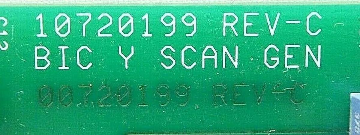 Used Brookhaven 10720199 Y Scan Gen PCB Card Rev. C Varian E20000183 Working Surplus
