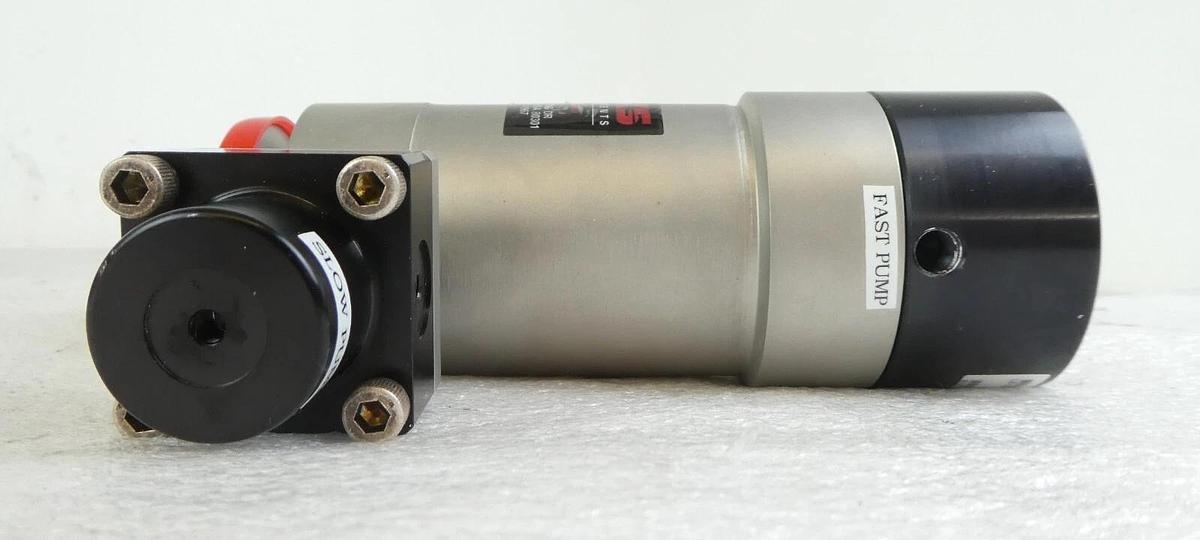 Used MKS Instruments L2-40-AK-225-CNVNH Two Stage Angle Valve NW40 Lot of 2 Working