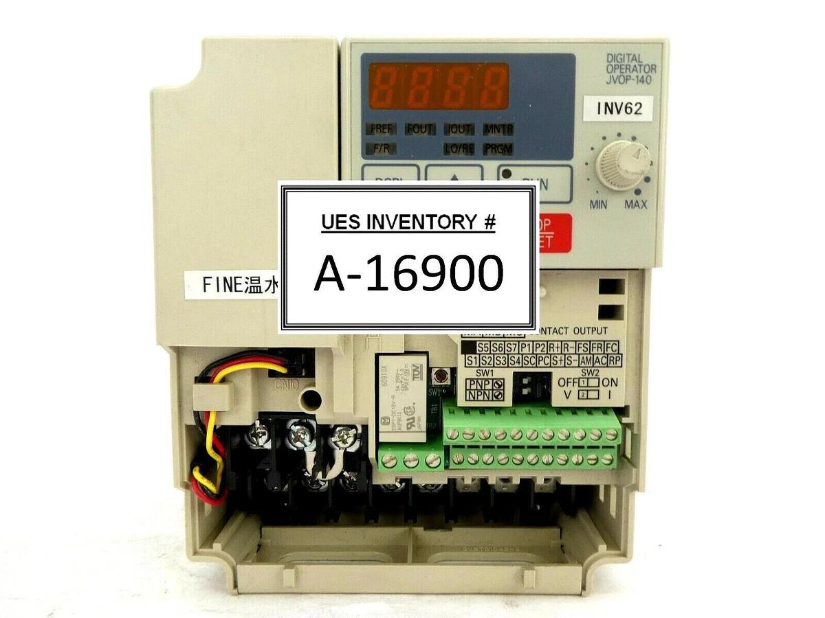 Used Yaskawa Electric CIMR-V7AA21P5 Inverter Drive VS Mini V7 No Cover Nikon NSR