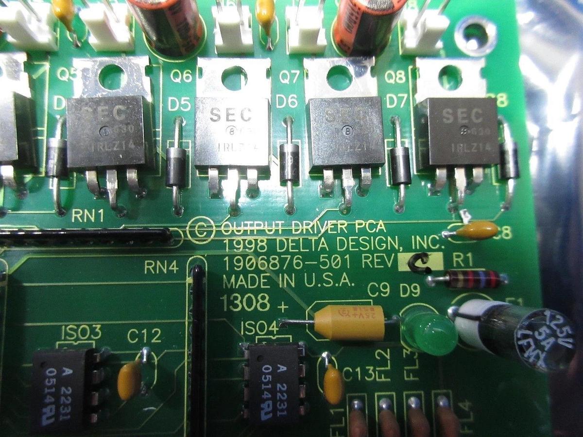 Used Delta Design 1906876-501 Output Driver PCB Lot of 2 Summit ATC Handler used