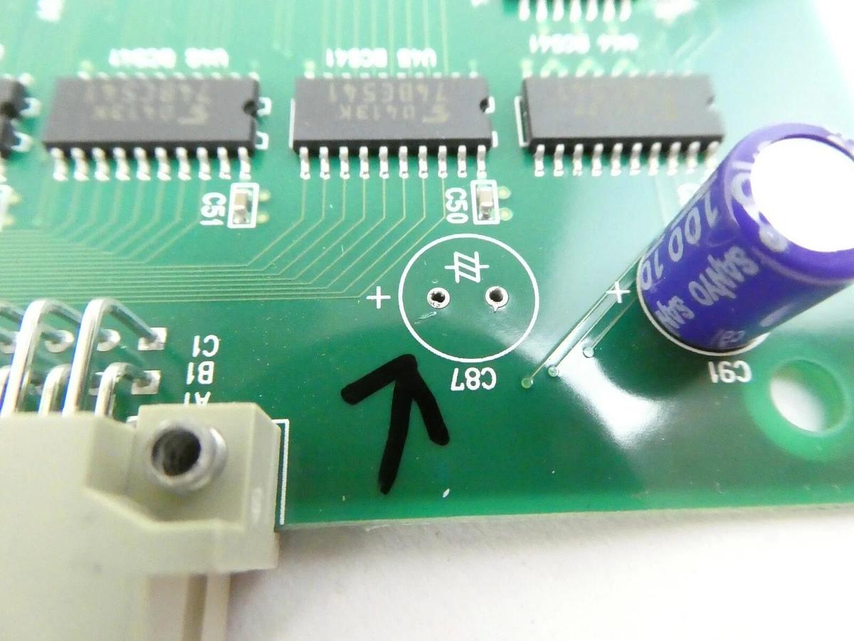 Used Nikon 4S015-173-Ⓒ CPU Processor PCB Card NK-C304-40 NSR Needs Capacitor As-Is
