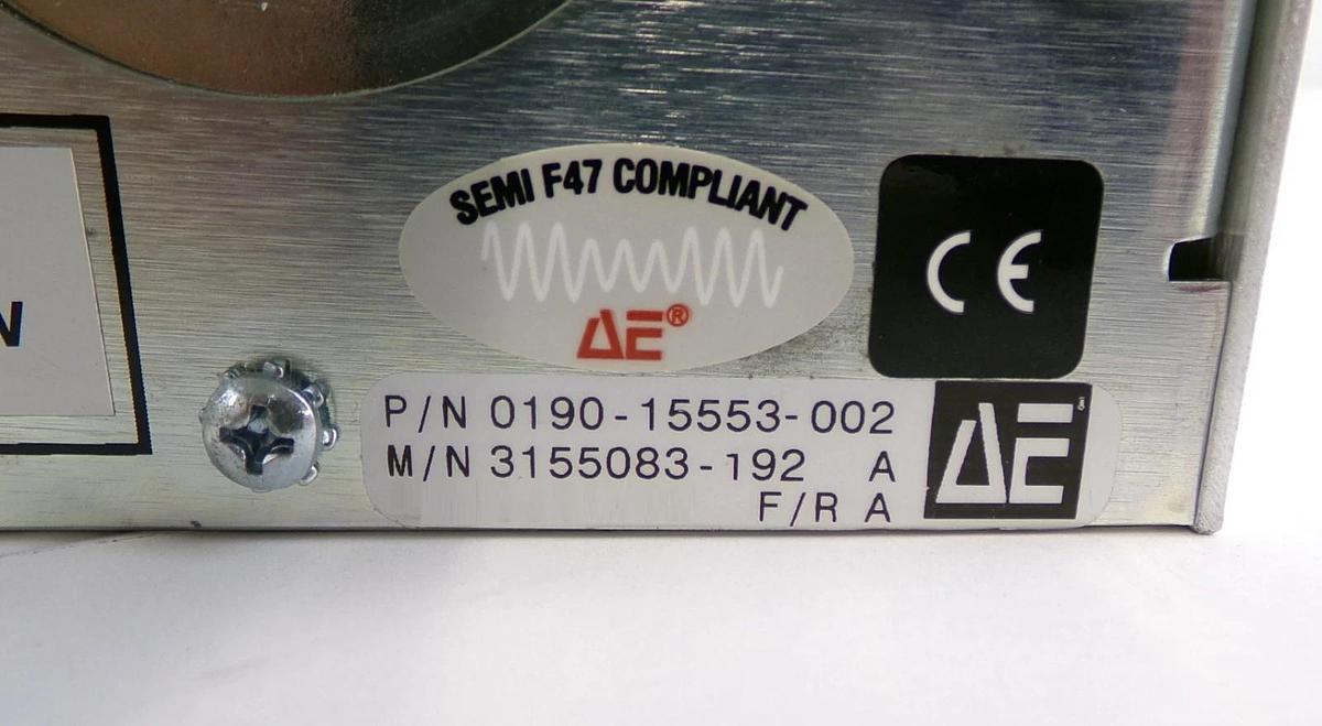 Refurbished HFV 8000 AE Advanced Energy 3155083-192 RF Generator AMAT 0190-15553 Refurbished