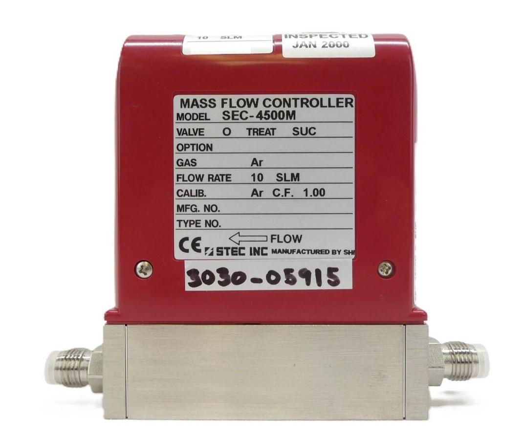 STEC SEC-4500M Mass Flow Controller MFC 10 SLM Ar New Surplus