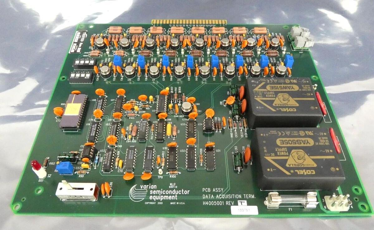 Varian Semiconductor VSEA H4005001 Data Acquisition PCB Assembly New Surplus