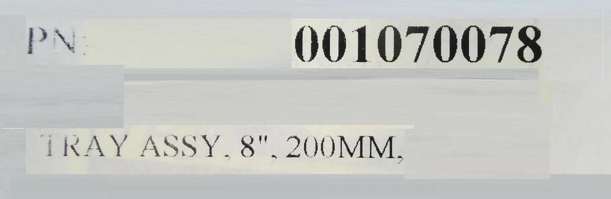 Used AMAT Applied Materials 0010-70078 200mm Wafer Storage Tray Assembly 8" Working