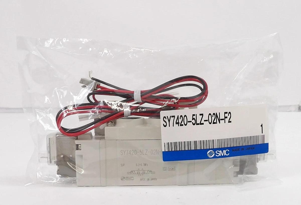 Used SMC SY7420-5L7-02N-F2 Solenoid Valve Reseller Lot of 8 New Surplus