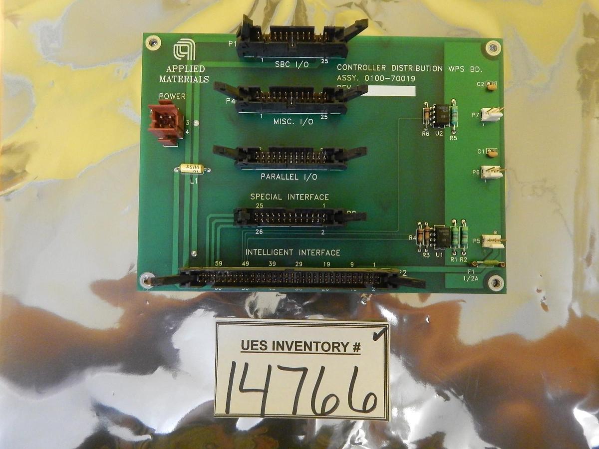 Used AMAT Applied Materials 0100-70019 Controller Distribution WPS PCB P5000 Used