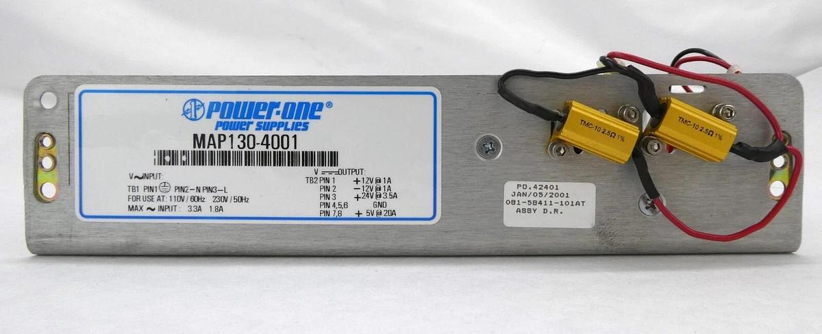Used Power-One MAP130-4001 Power Supply Assembly Working Surplus