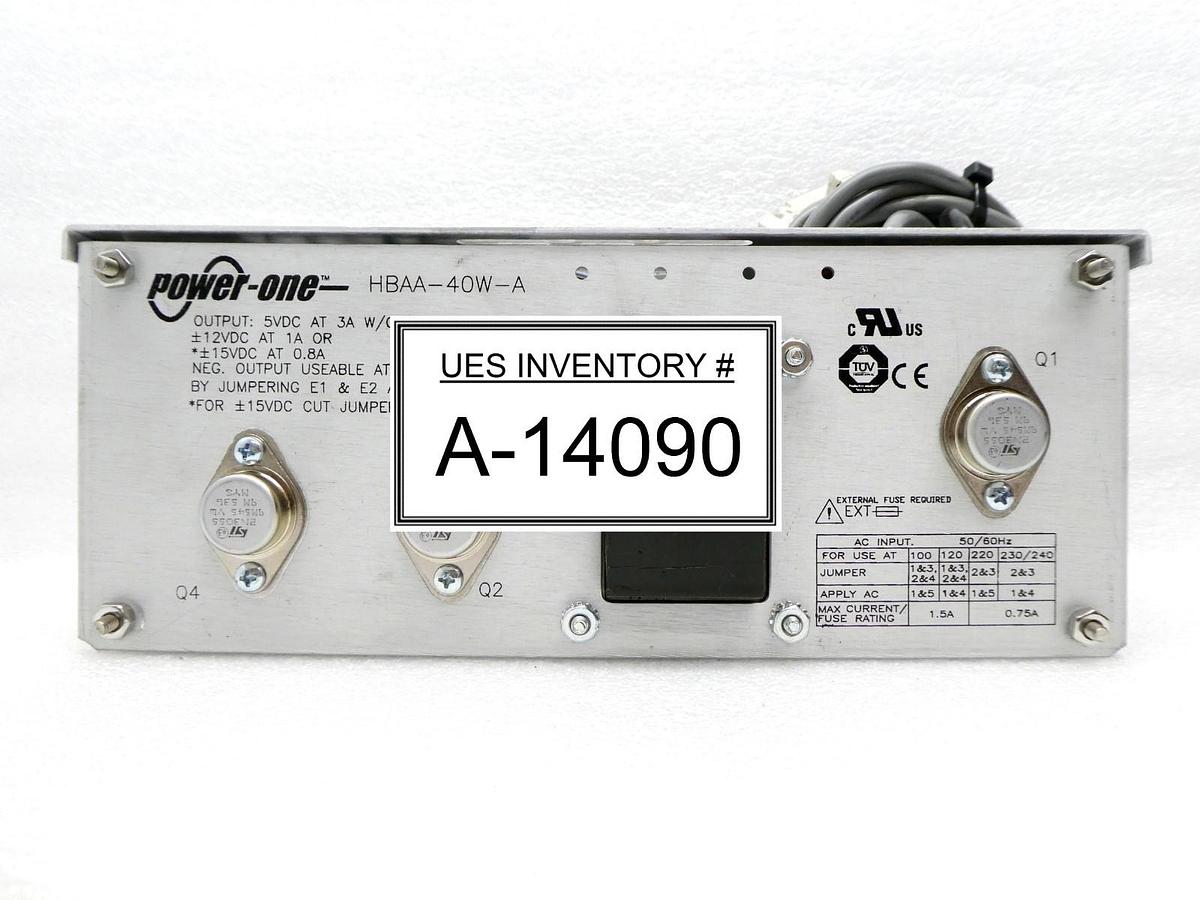 Used Power-One HBAA-40W-A Power Supply Delta Design 1947972-001 Summit ATC Used