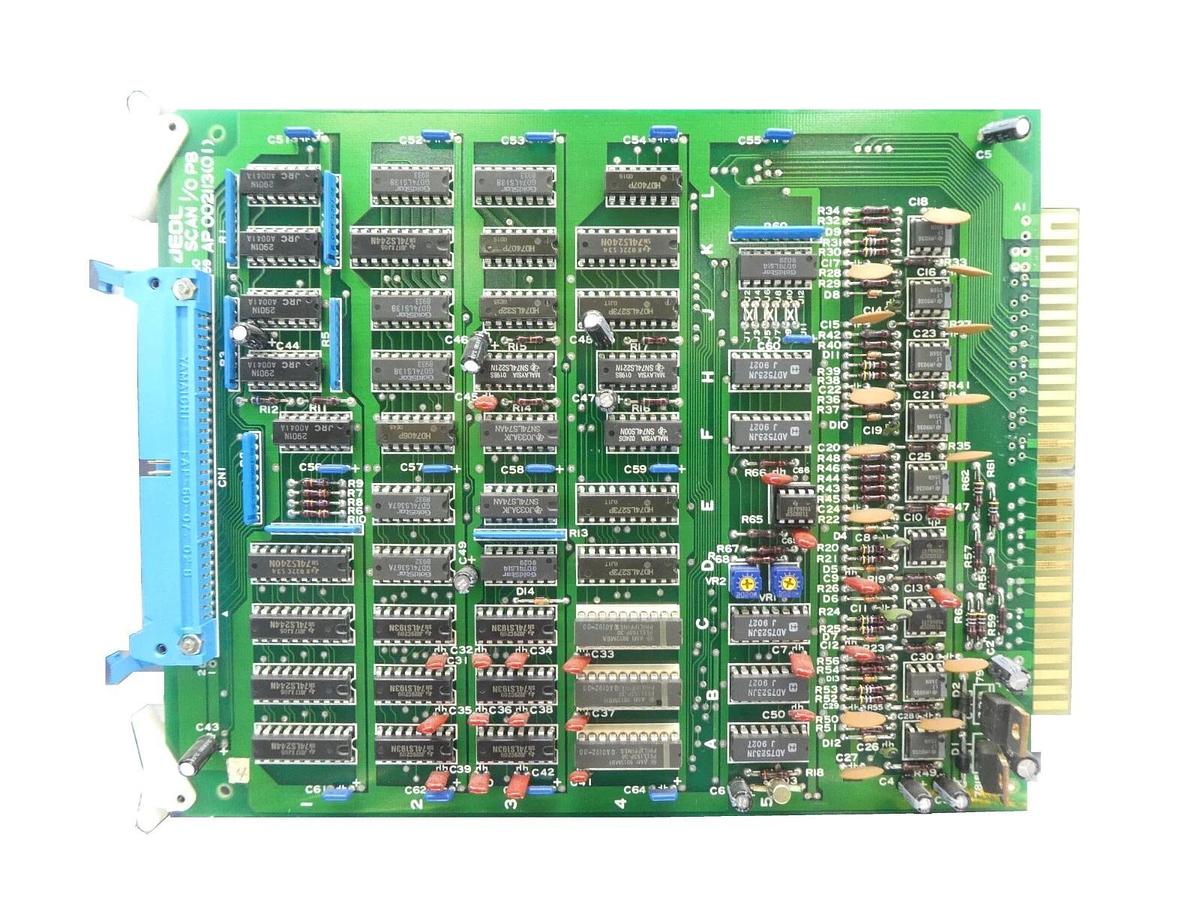 Used JEOL AP002113(01) I/O PCB Card SCAN I/O PB JSM-6300F SEM Working Surplus