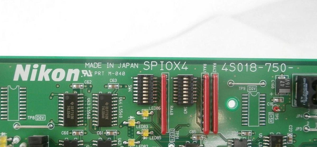Used Nikon 4S018-750 I/O PCB Card SPIOX4 4S700-994 4S700-995 NSR-S307E Working