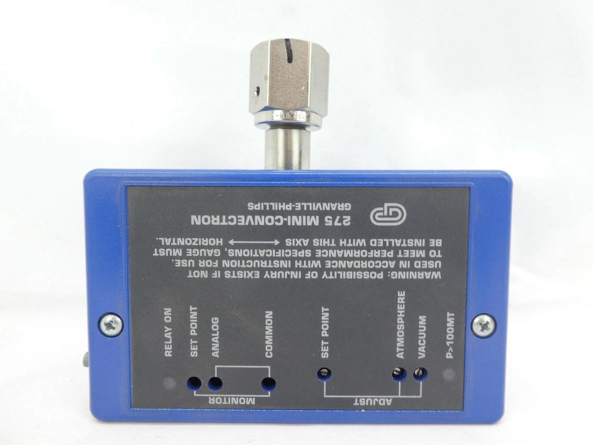 Used Granville-Phillips 275801 Vacuum Gauge 275 Mini-Convectron Working Surplus