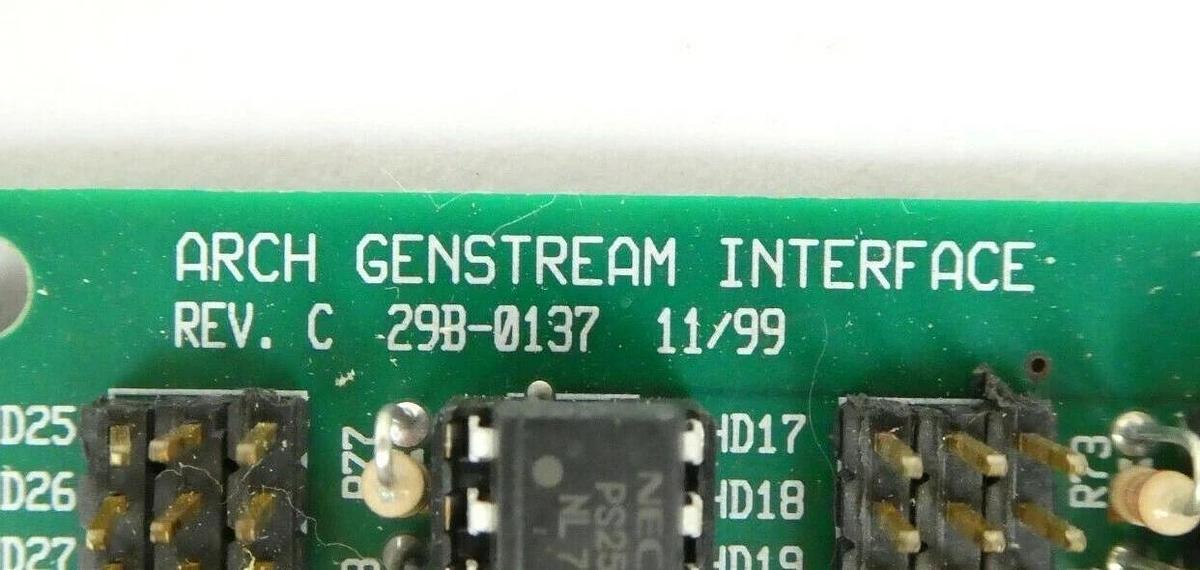 Used FujiFilm 29B-0137 Arch GenStream I/II Interface PCB 06017 Working Surplus