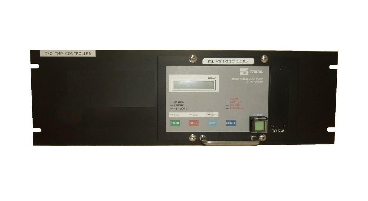 Used Ebara 305W Turbomolecular Pump Controller Rack REM01 PWM20M Turbo Tested Working