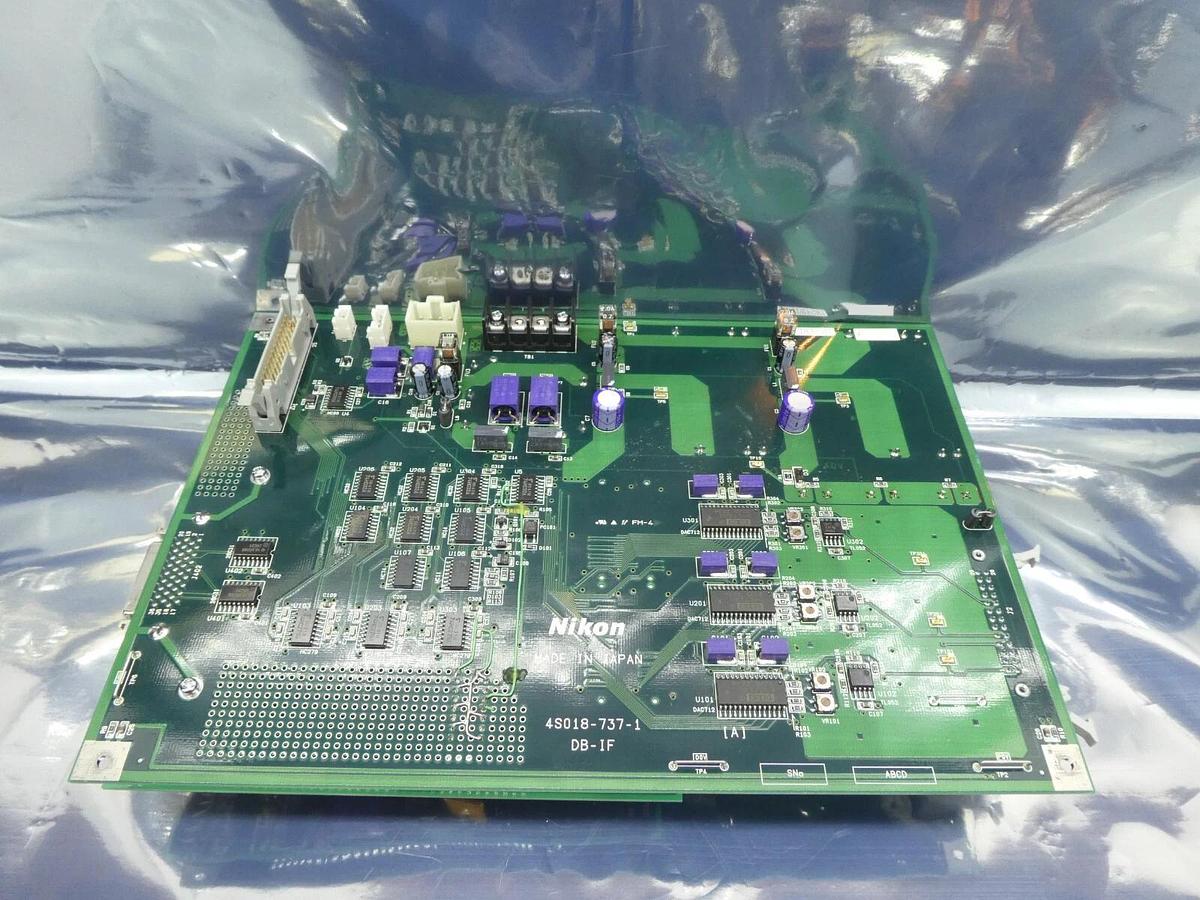 Used Nikon Precision 4S018-737-1 Interface PCB DB-IF 4S013-373-1 NSR Series Working