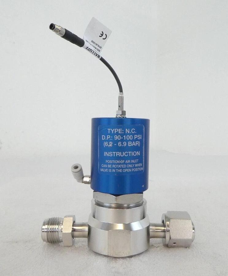 Used Fujikin SPDSA 500 90-100 PSI FVCR Pneumatic Diaphragm Valve Lot of 10 Working