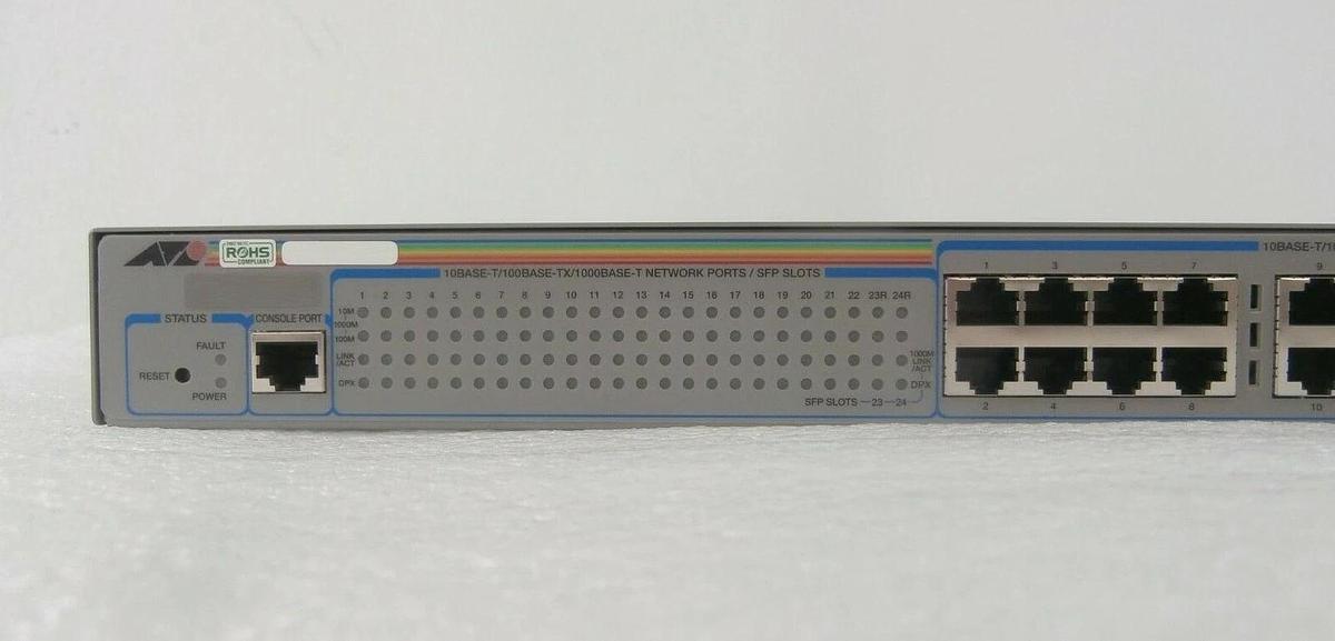 Used Allied Telesis CentreCOM GS924M GS900M Copper Series Advantest T2000 Working