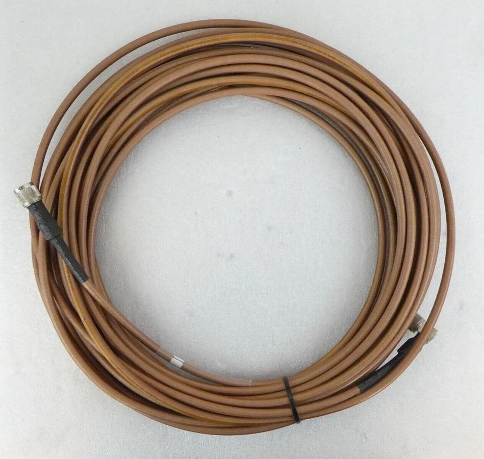Used NP New Power Plasma 2K1504 RF Coaxial Cable 25 Meters 82 Foot Working Surplus