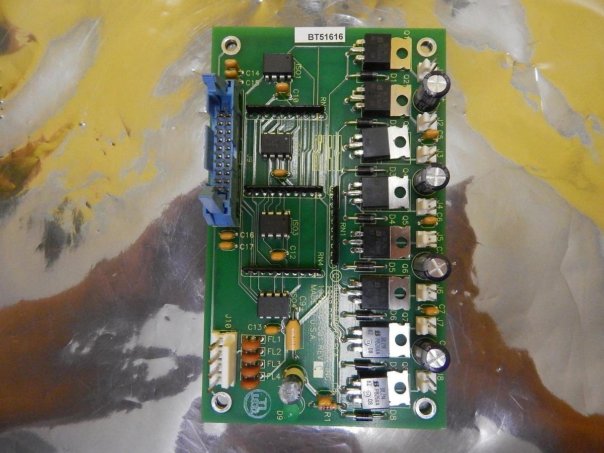 Used Delta Design 1906876-501 Output Driver PCA Board PCB Rev. C Used Working