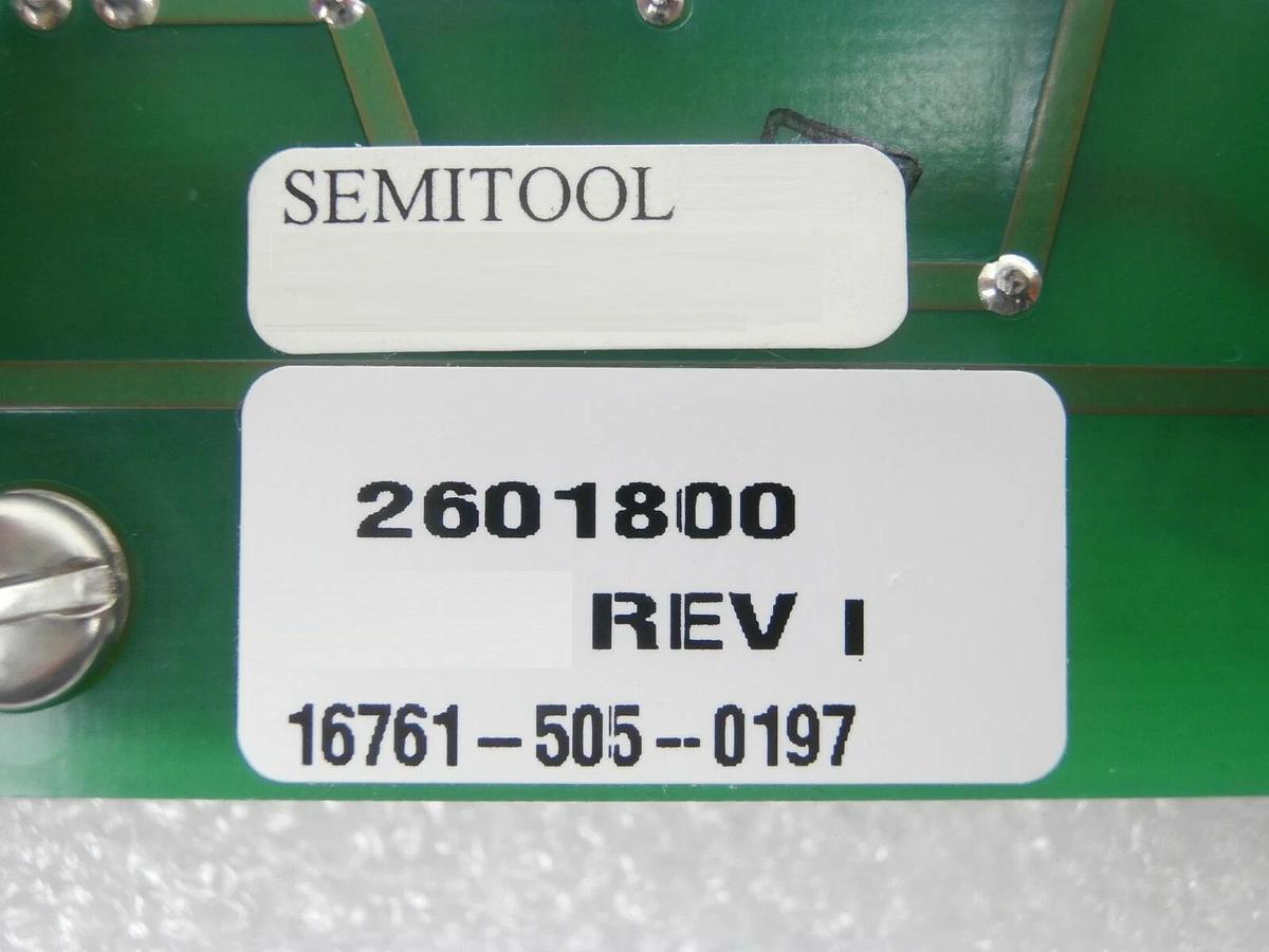 Used Semitool 16761B-505 Liquid Level Board Assembly PCB 16761-505 New Surplus