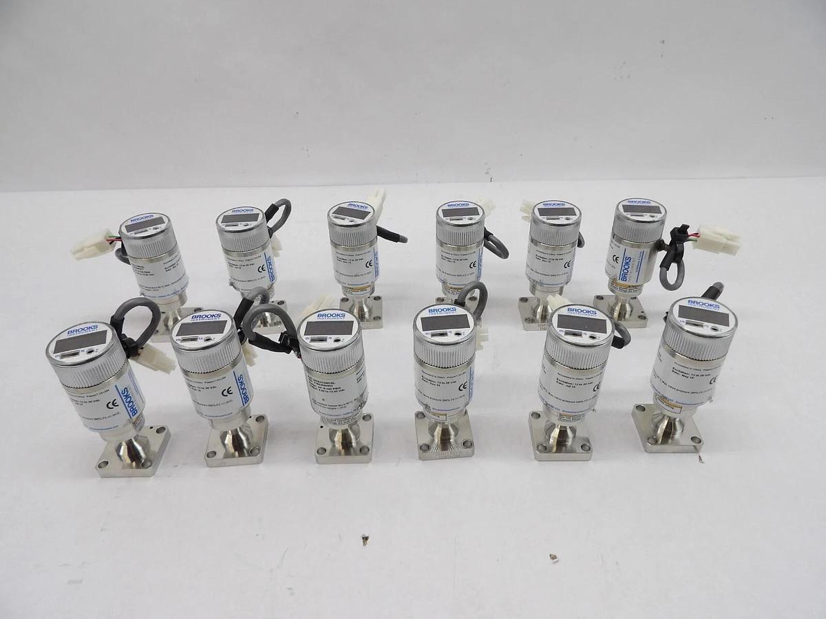 Used Brooks GID01C3WCSL GFD01C3BCSL Pressure Transducer SolidSense II Lot of 16