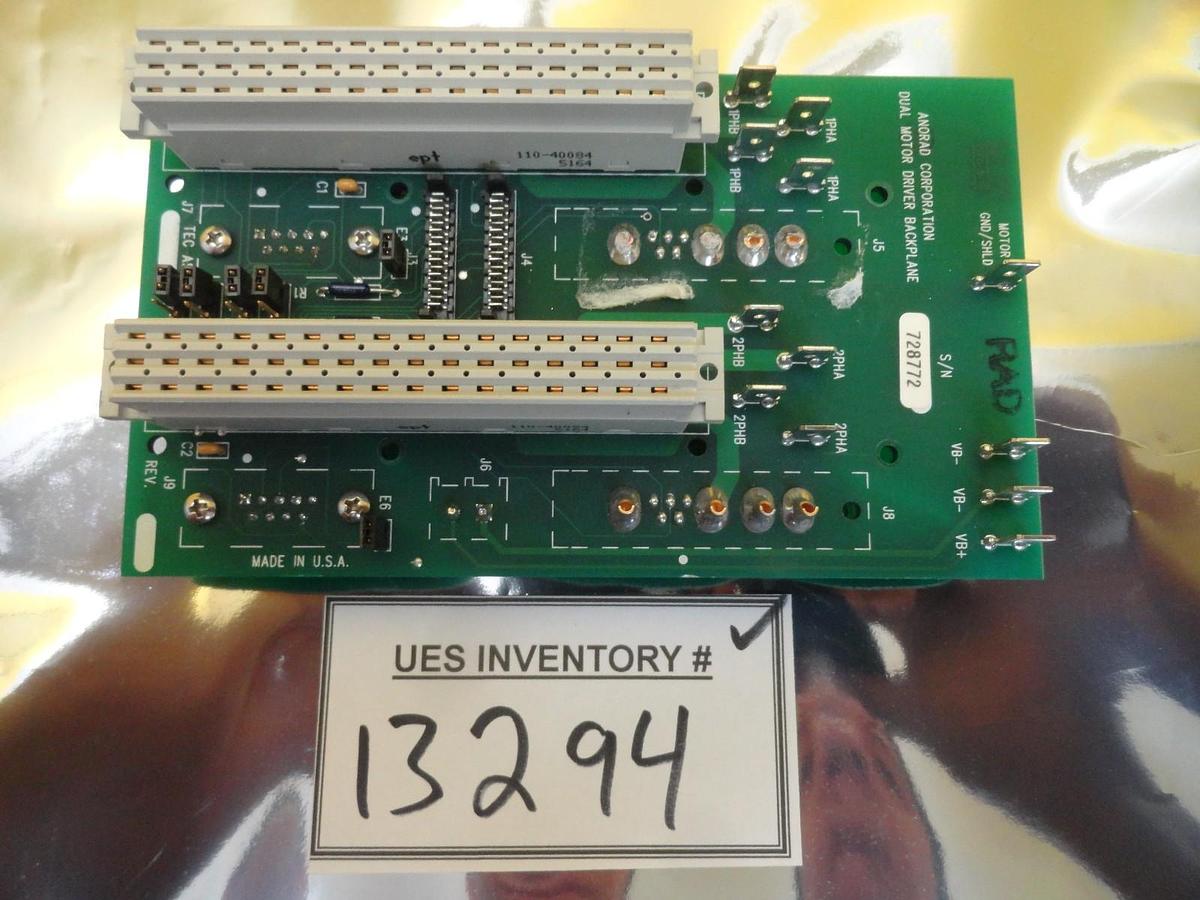 Used Anorad 68712 Dual Motor Driver Backplane PCB C46717 AMAT Orbot WF 736 DUO Used
