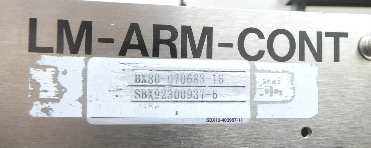 Used Shinko BX80-070683-16 Robot Controller SBX92300937-6 LM-ARM-CONT Working