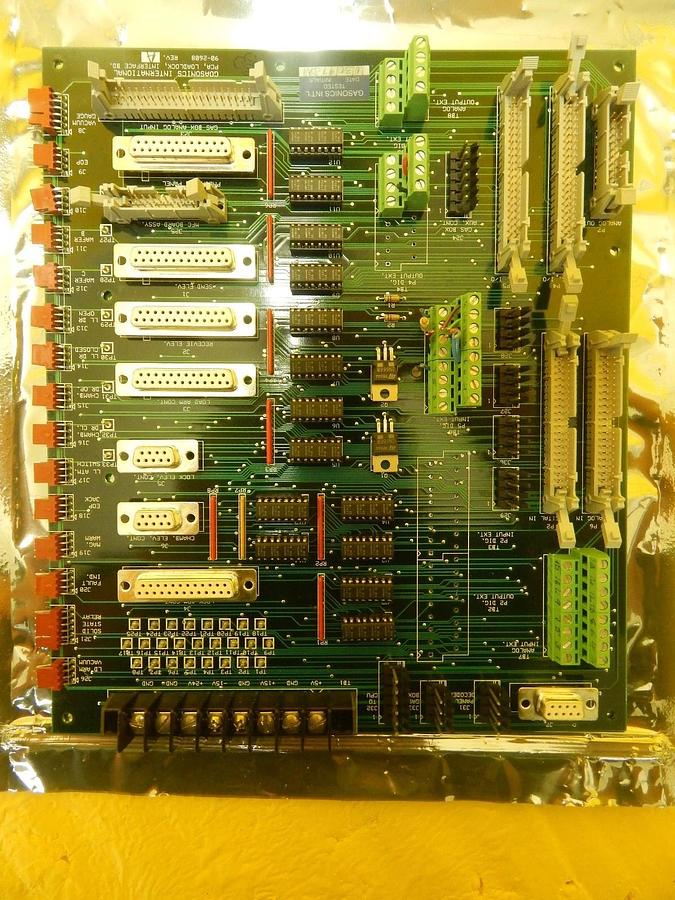 Used GaSonics 90-2608 PCA Loadlock Interface PCB Board Rev. A A-2000LL Used Working