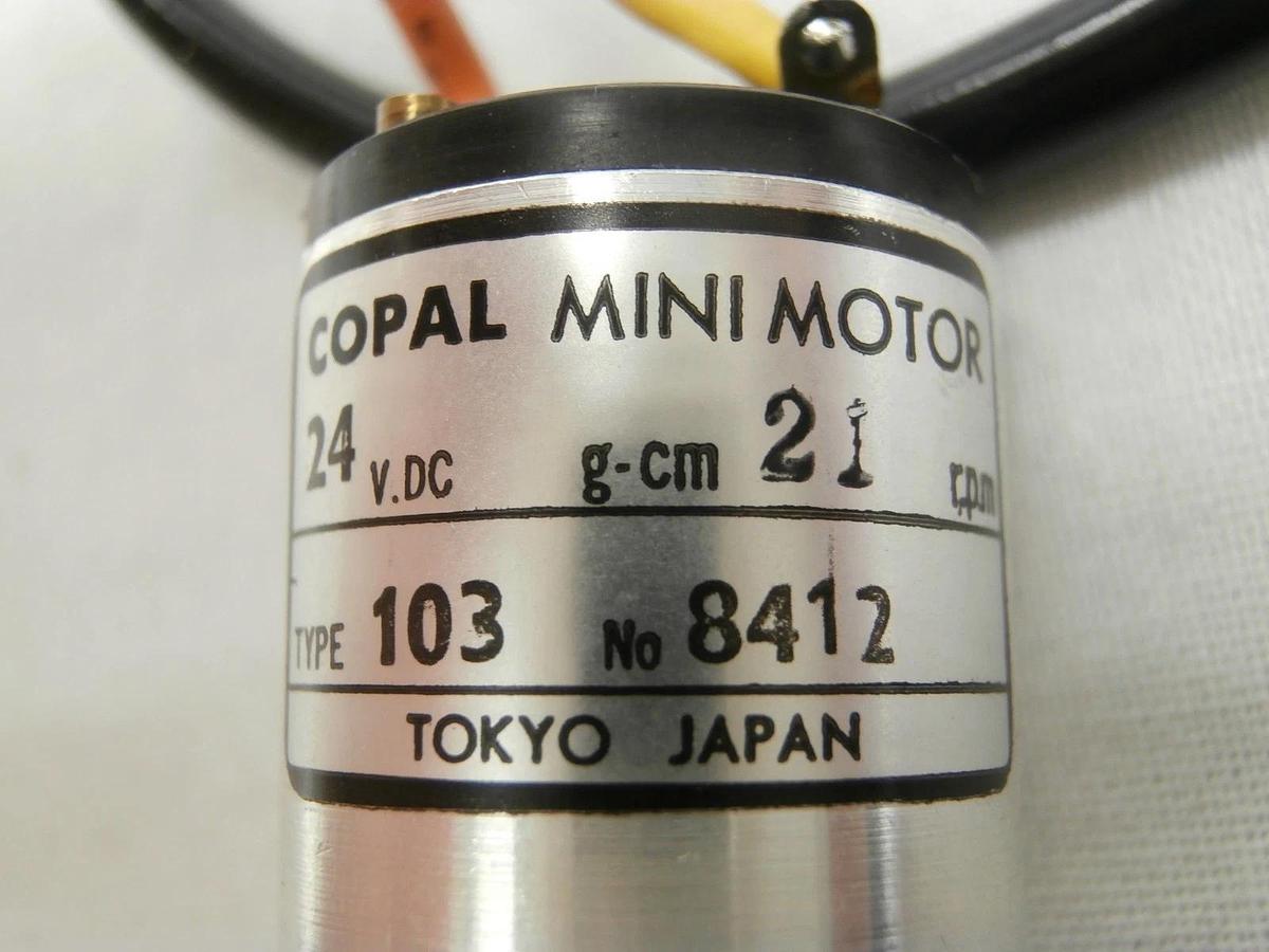 Used Copal Electronics 8412 Mini Motor Type 103 Reseller Lot of 3 Used Working