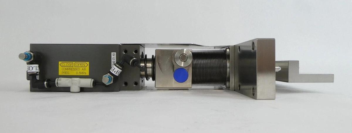 Used V-Tex V2117043 Pneumatic Slit Valve Rollcam TEL Tokyo Electron Working Surplus