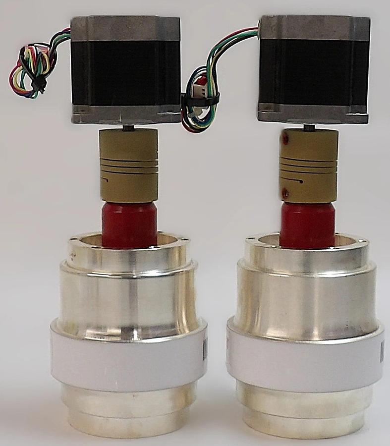 Used Comet CVMN-500BC/10-BEC RF Variable Vacuum Capacitor Lot of 2 Working