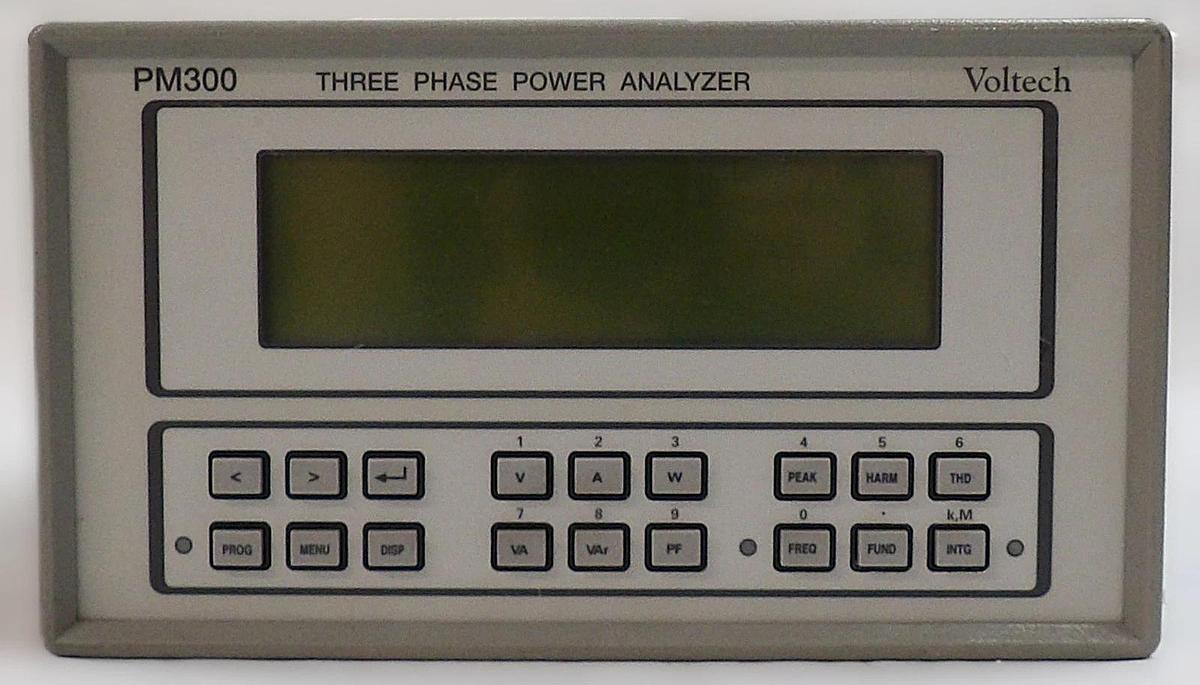 Used Voltech PM300 Three Phase Power Analyzer Reseller Lot of 2 Untested Spare