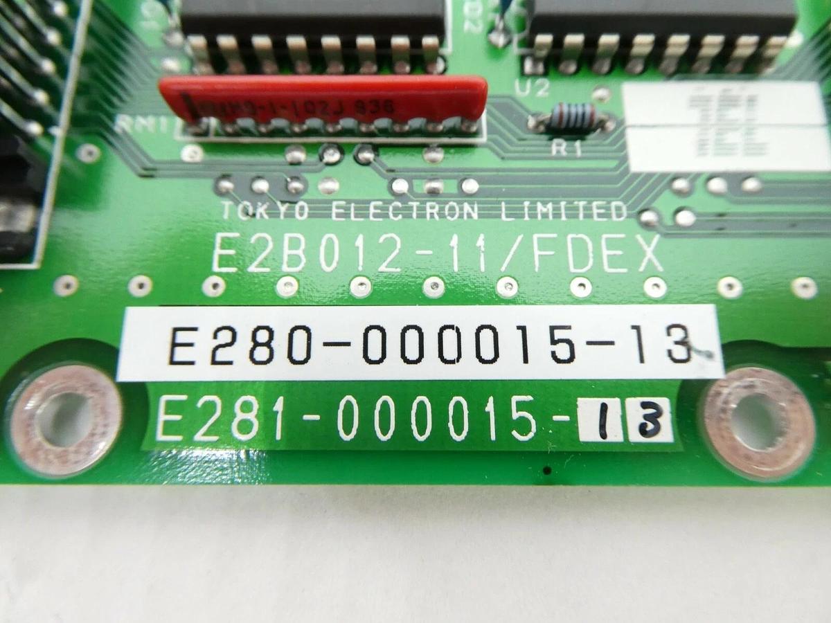 Used TEL Tokyo Electron E280-000015-13 Interface PCB E2B012-11/FDEX T-3044SS Spare