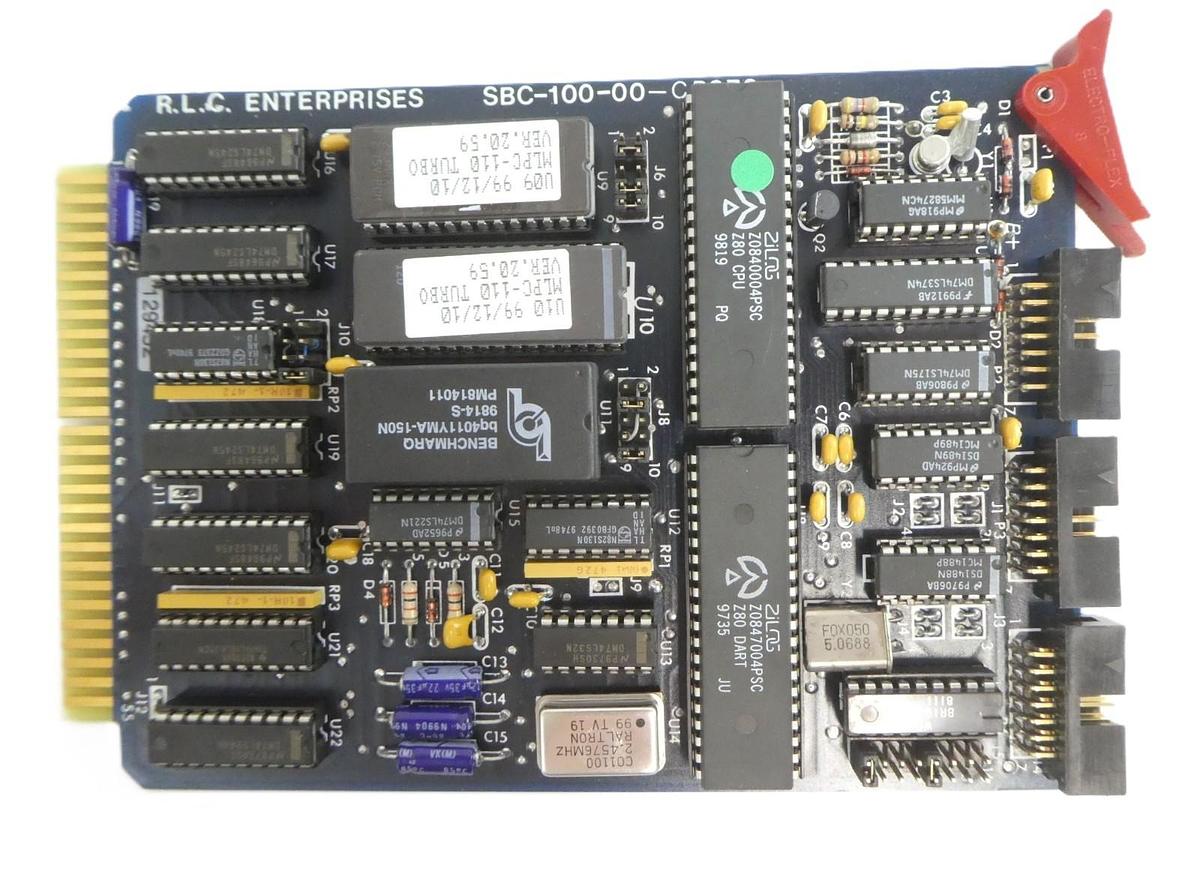 Used RLC Enterprise SBC-100-00 Single Board Computer SBC PCB Card Turbo 110 Working