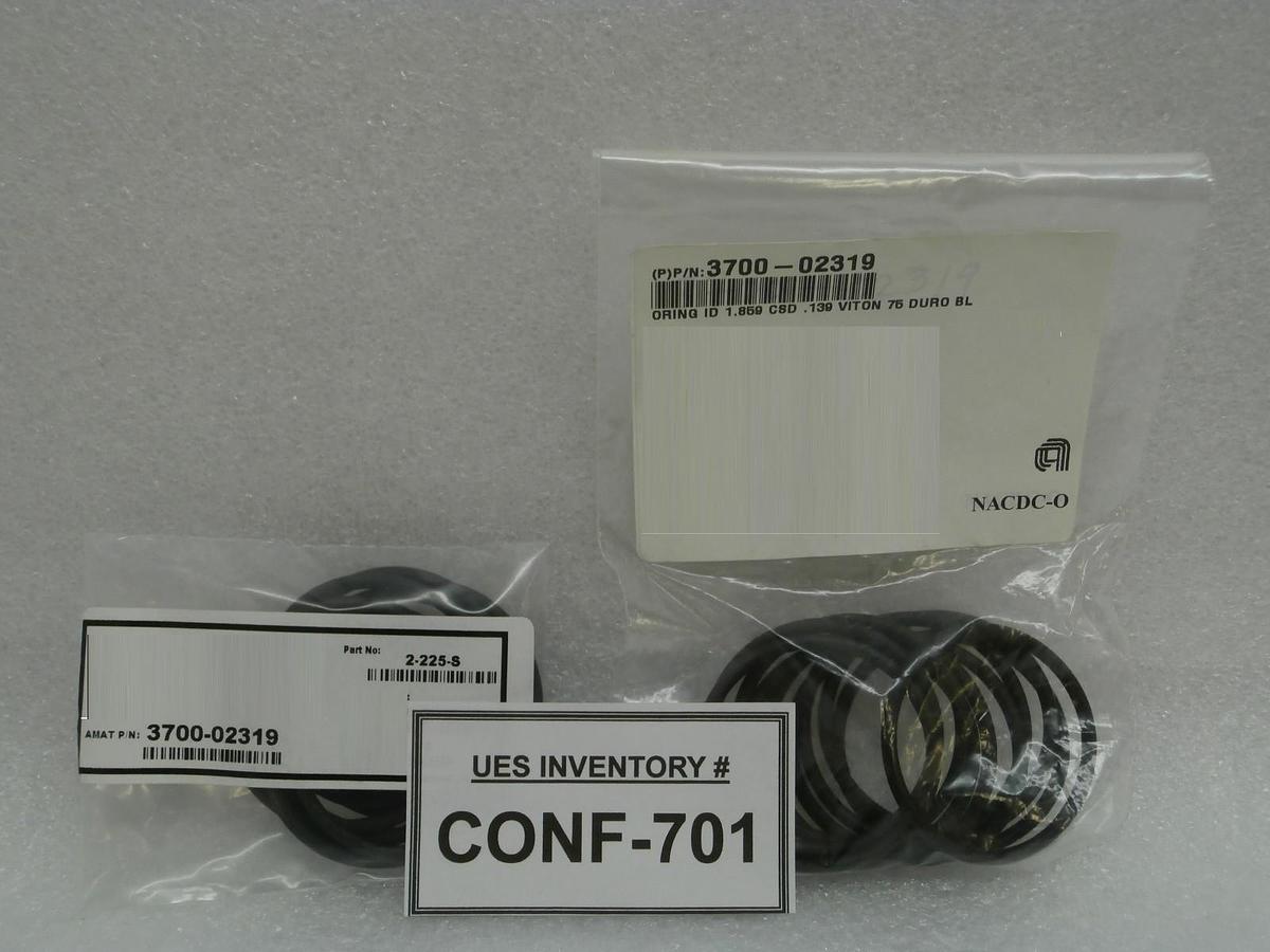 Used AMAT Applied Materials 3700-02319 O-Ring 2-225-S Reseller Lot of 20 New