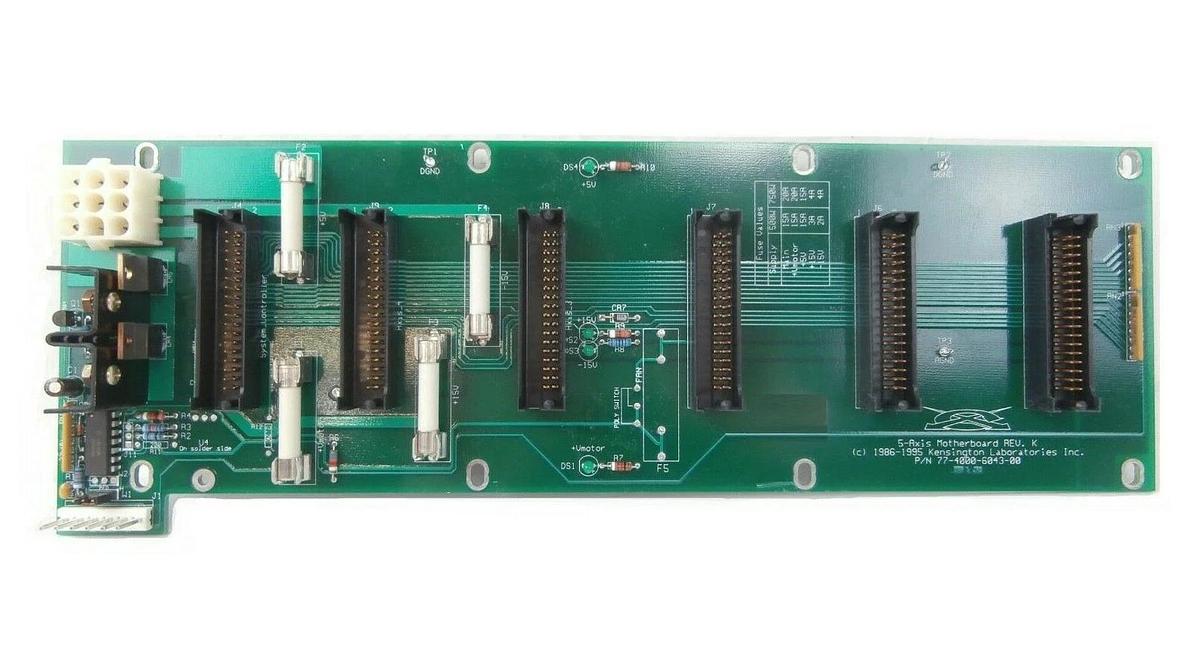 Used Kensington Laboratories 77-4000-6043-00 5-Axis Motherboard PCB Rev. K Working