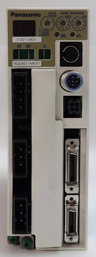 Used Panasonic MQDB011AAD01 AC Servo AMAT 0190-15603 Reseller Lot of 2 Working