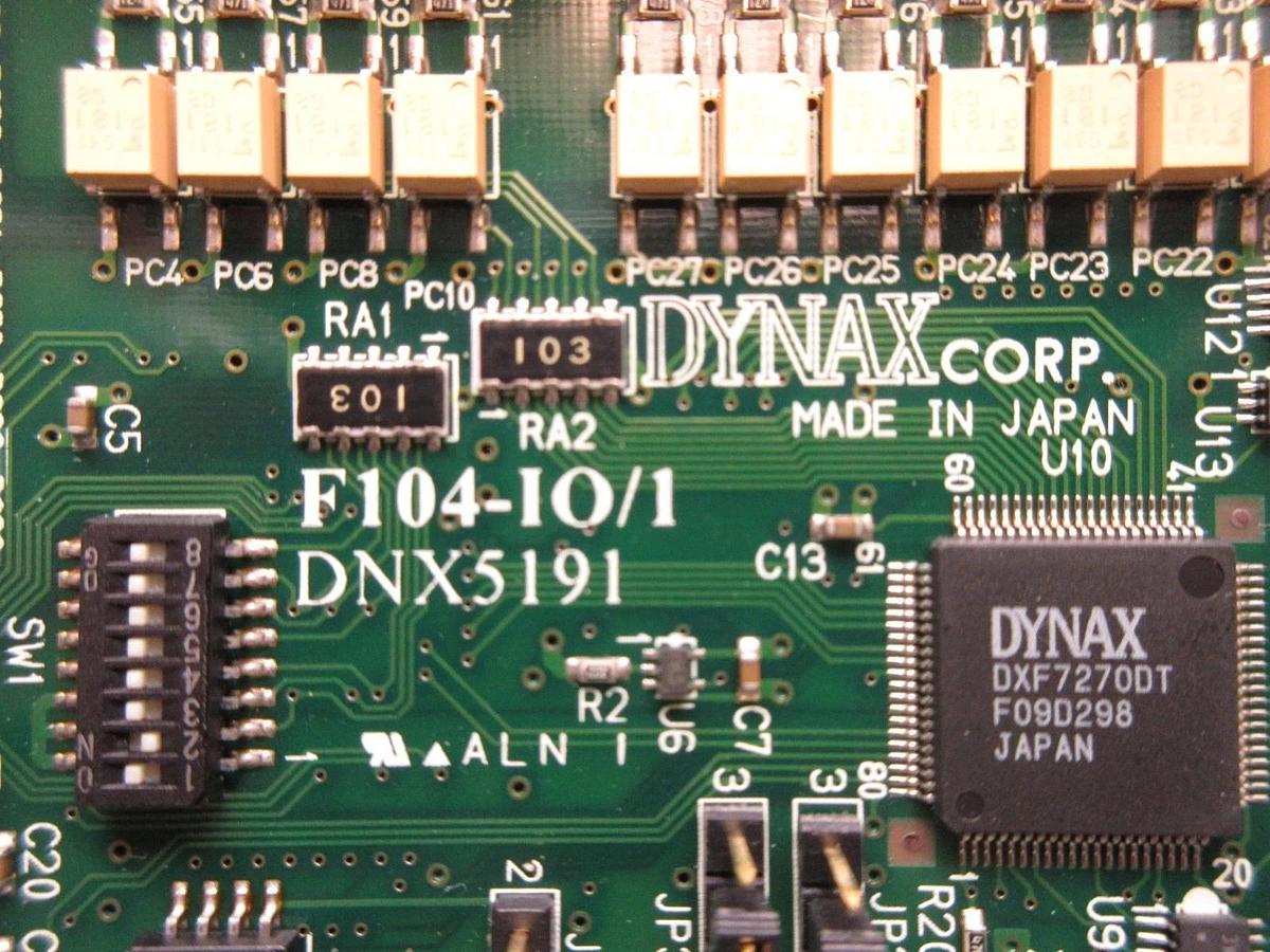 Used Dynax DNX5171 Processor Board Assembly PCB F104-CPU F104-IO/1 DNX5191 Working