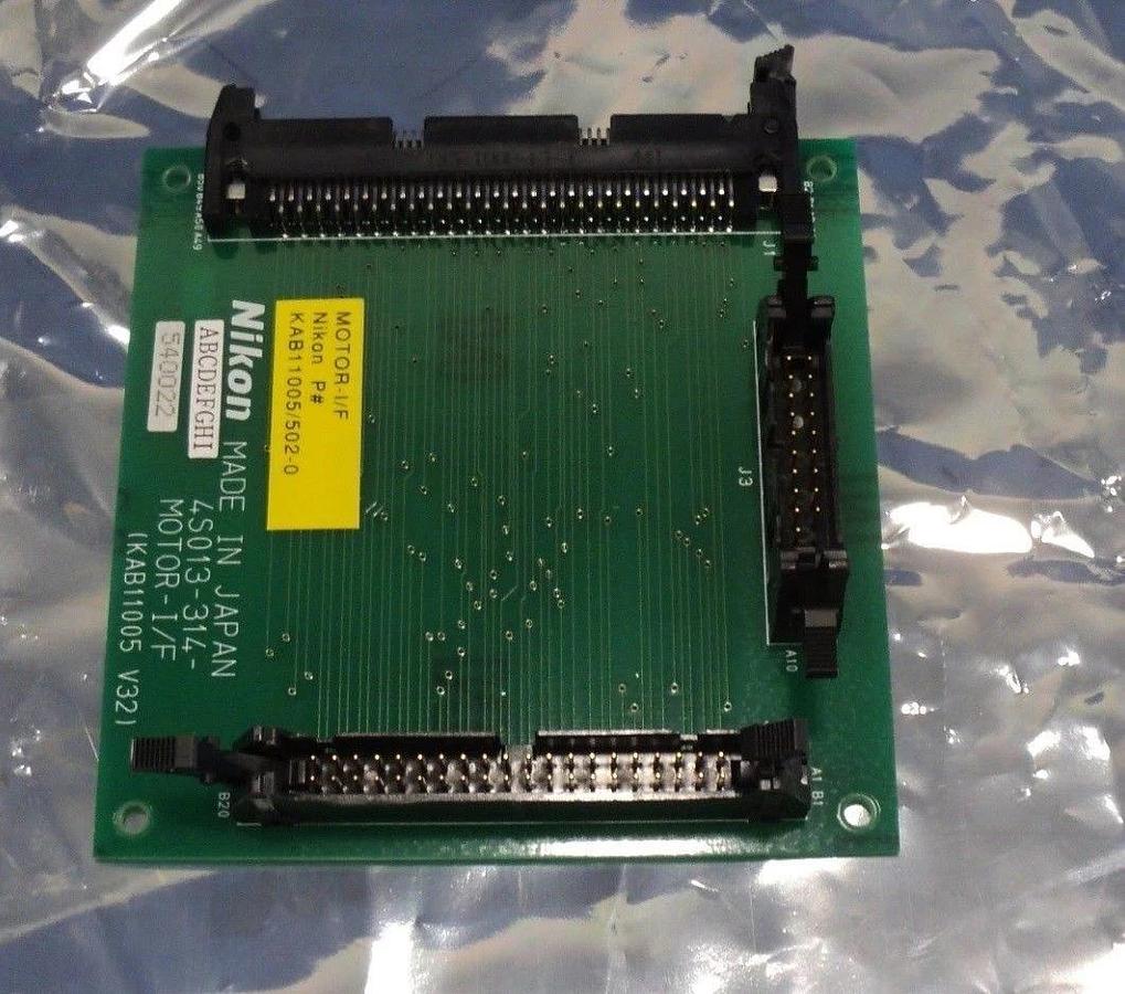 Used Nikon 4S013-314 Connector Board PCB MOTOR-I/F KAB11005 Optistation 7 Used