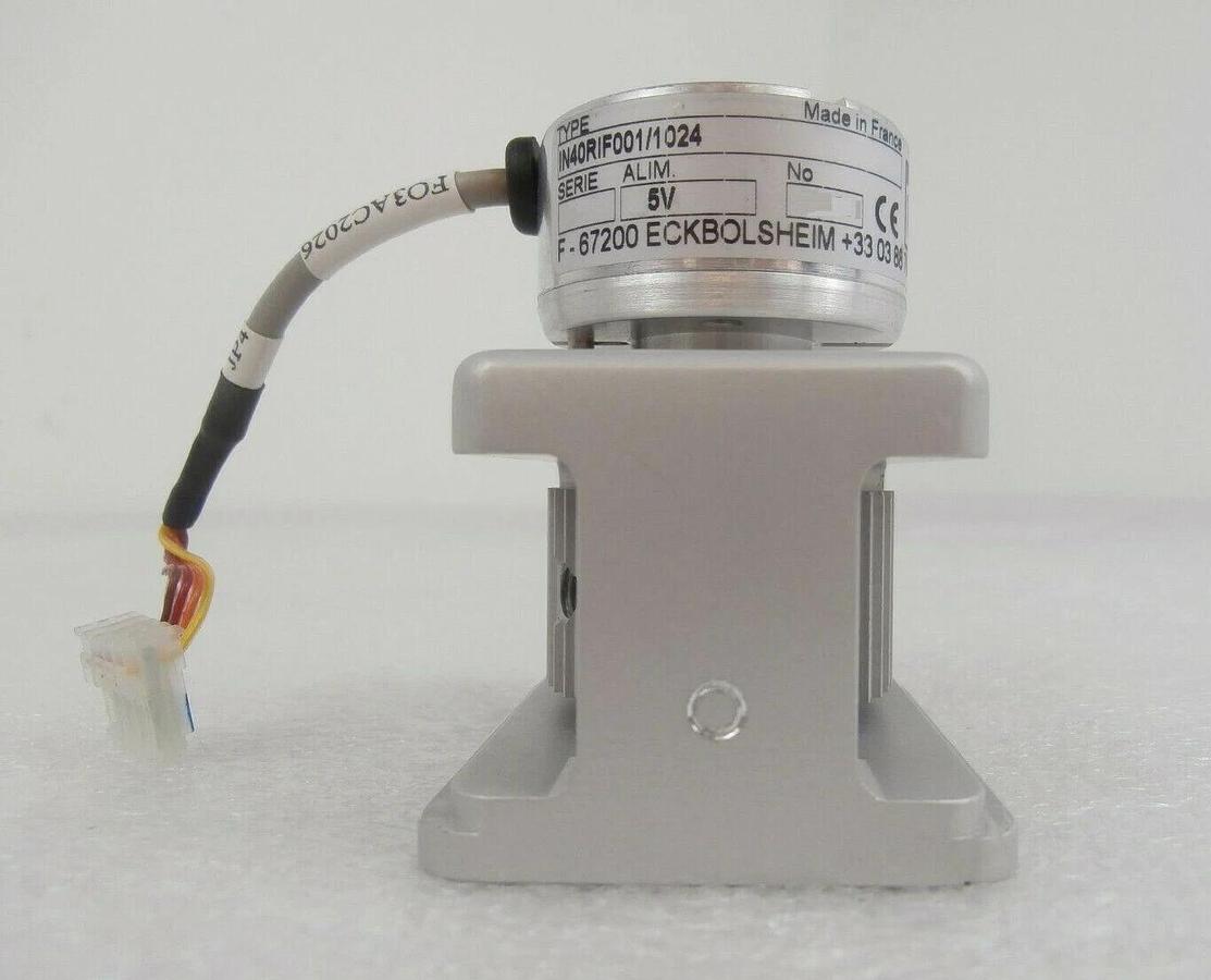 Used RECIF F0300M02 Load Port Encoder Assembly Set of 2 Ideacod IN40RIF001/1024 Spare